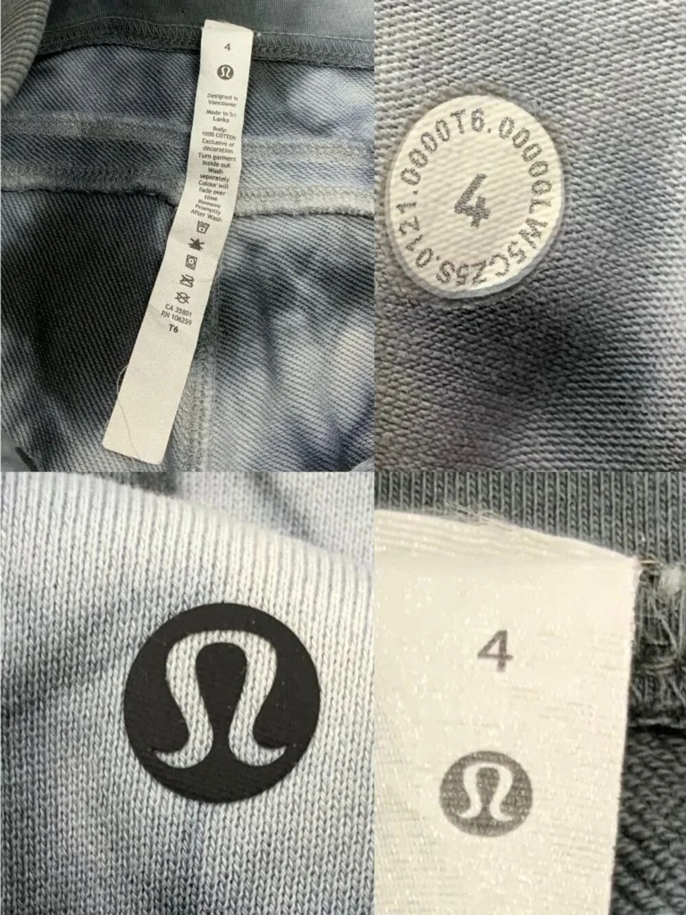 Lululemon Warm Down Jogger Pant 4 Earth Dye Stone Tie Dye Mid Rise W5CZ5S